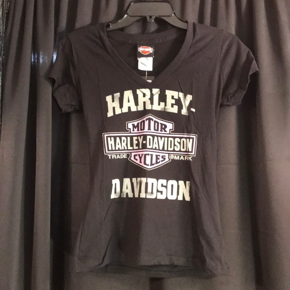 Harley Davidson v-neck tee